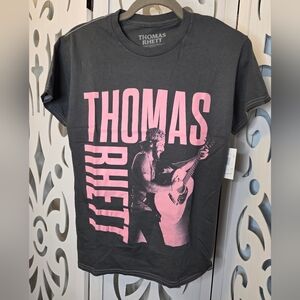 Thomas Rhett T Shirt Small Black Pink Graphic Country Music Concert Tee NWT